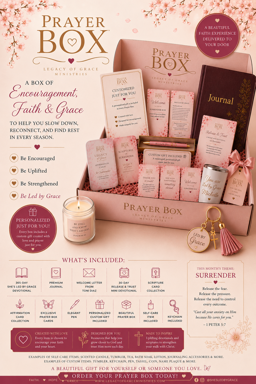 Monthly Prayer Subscription Box